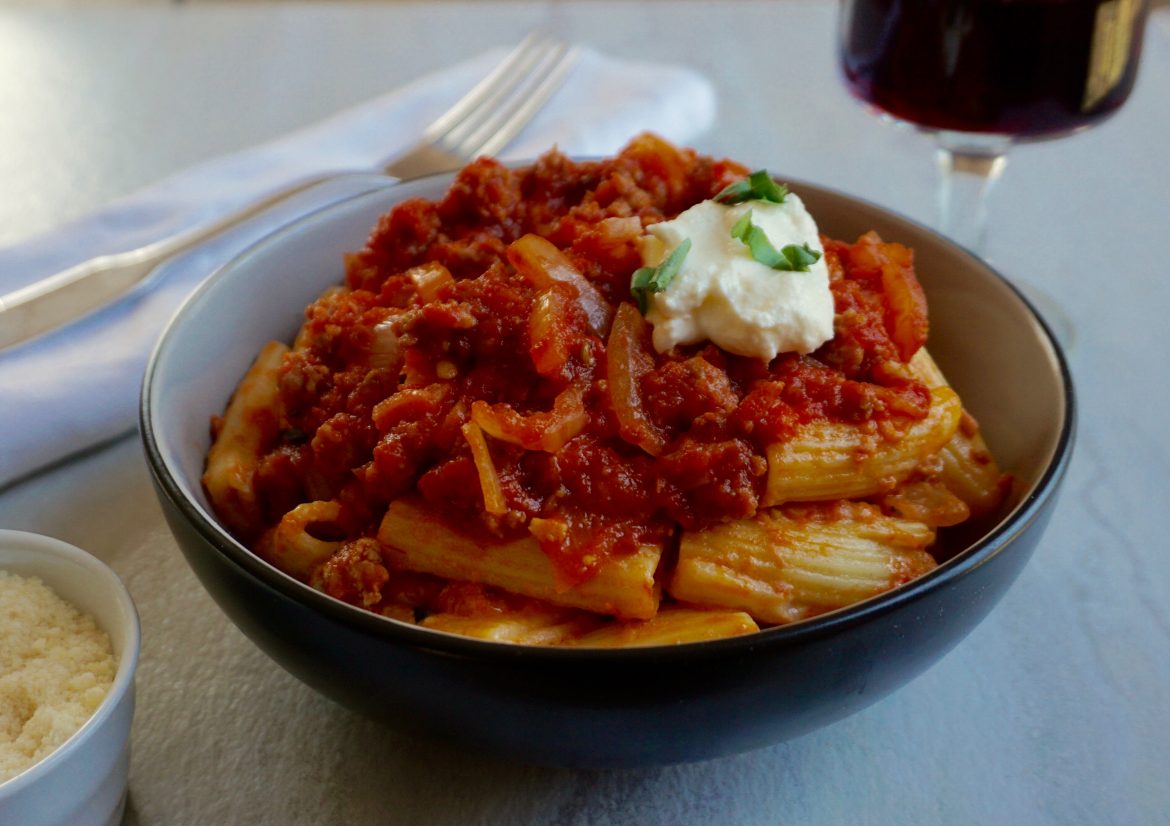 Tomato Sausage Sauce AnotherTablespoon