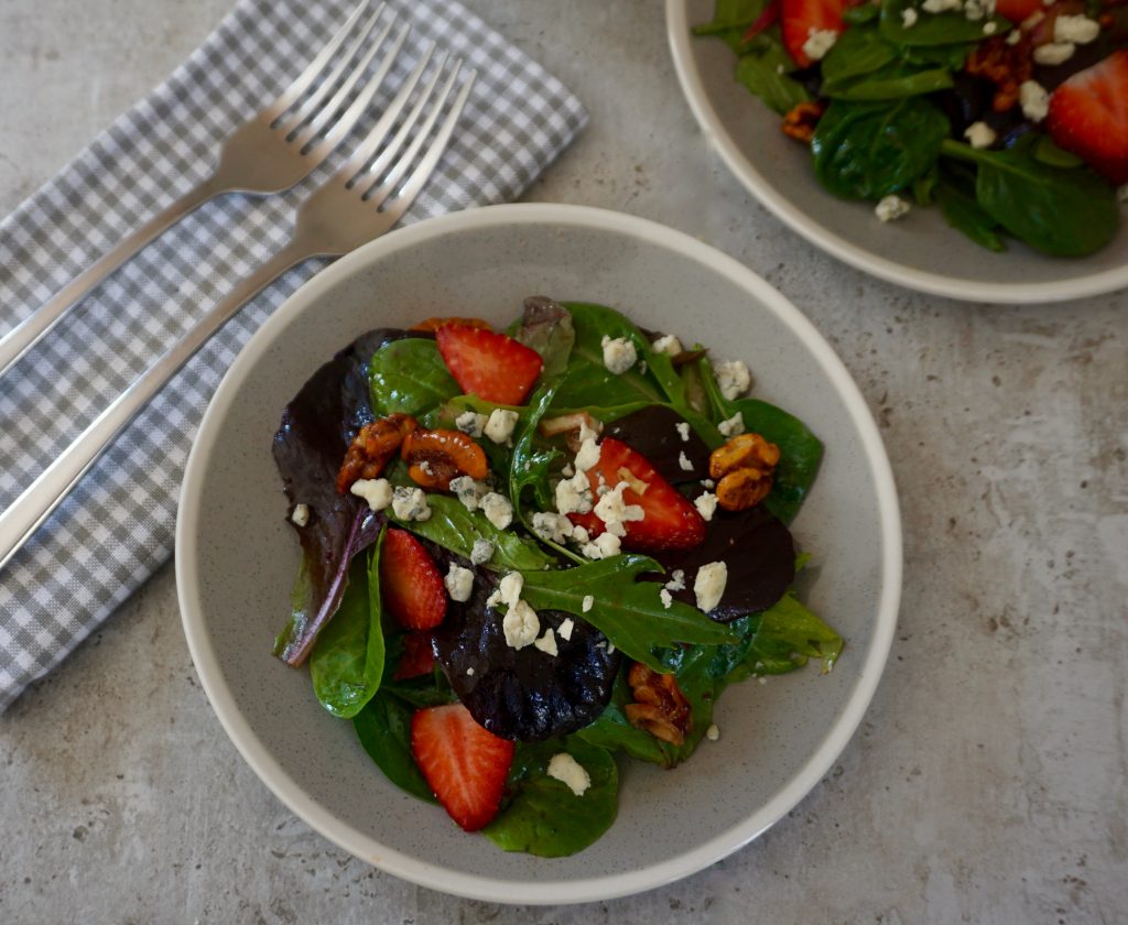 Strawberry Blue Cheese Salad AnotherTablespoon
