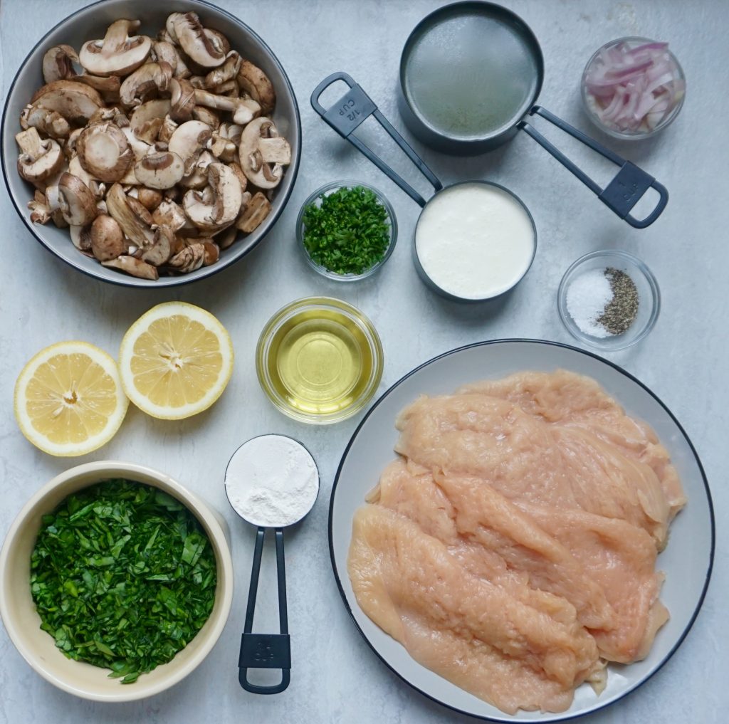 Creamy Mushroom Spinach Chicken - AnotherTablespoon