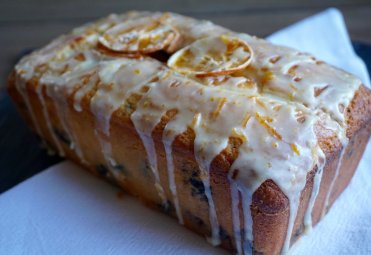 blueberry orange yogurt cake