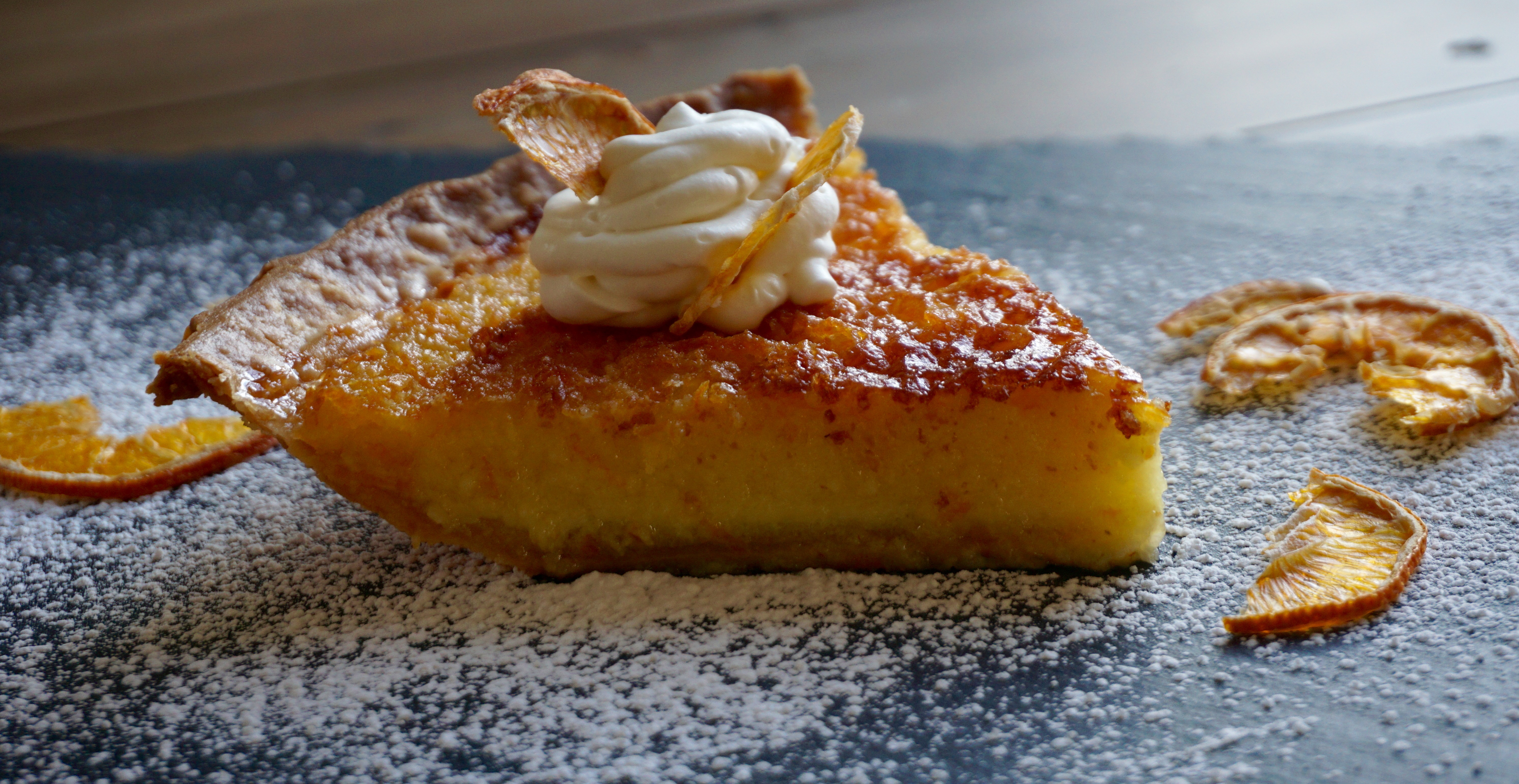 orange chess pie