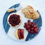 Baked Brie with Honey and Dried Cranberries