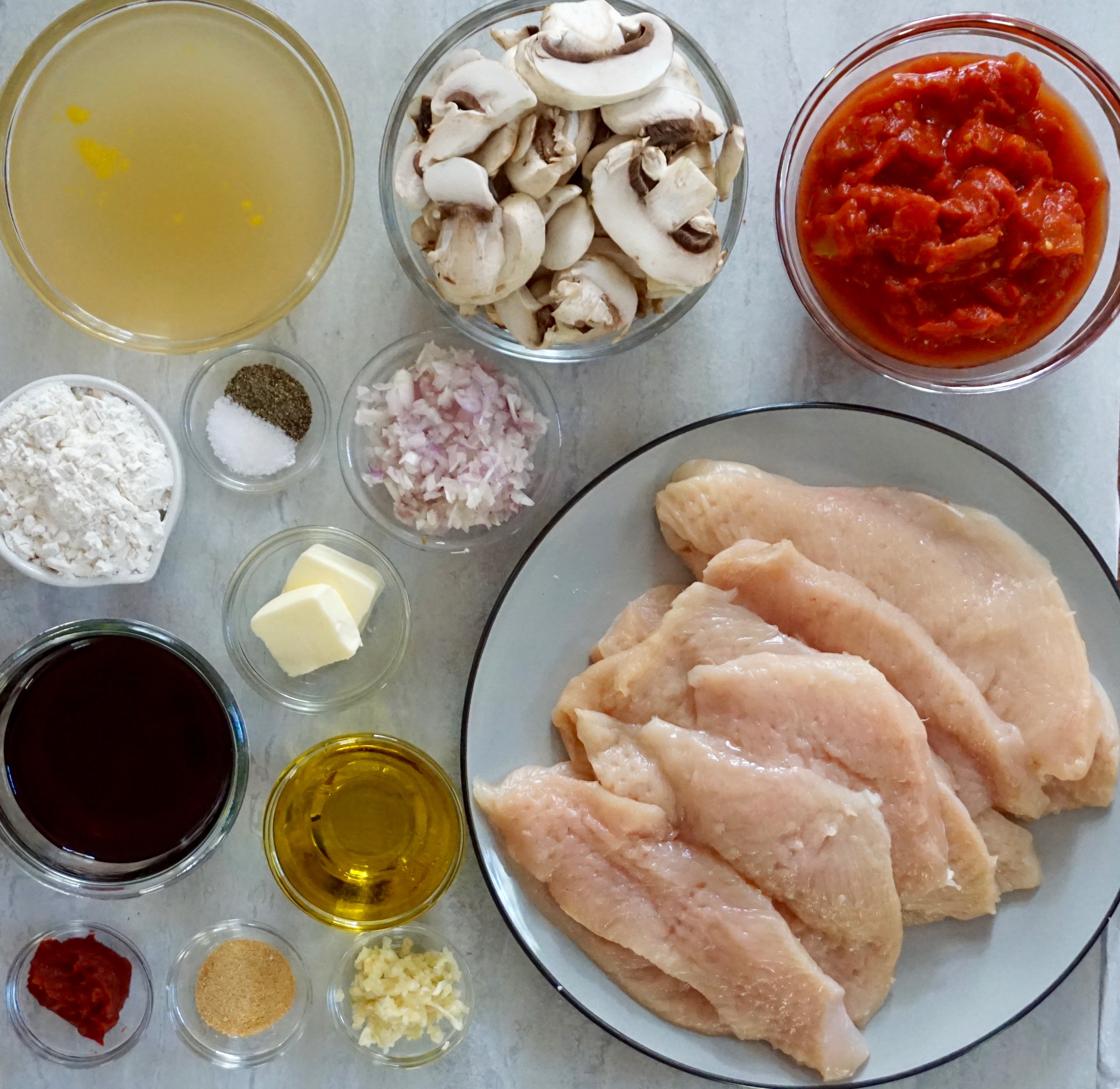 Chicken Marsala Ingredients