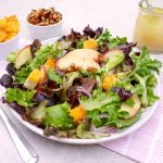 Apple Walnut Salad with Cheddar Croutons