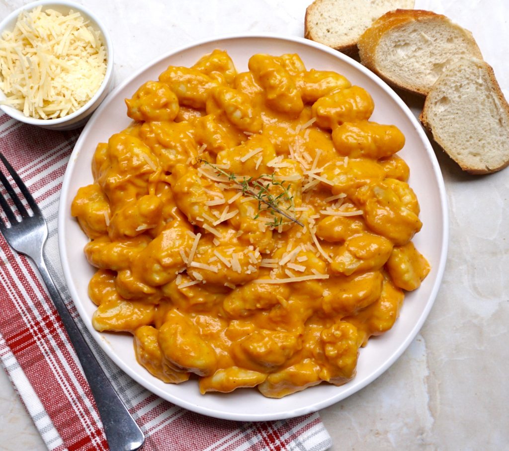 Gnocchi with Butternut Squash Béchamel Sauce AnotherTablespoon