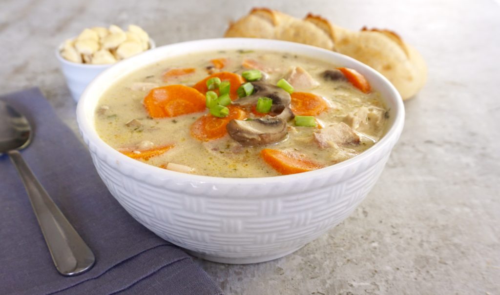 Creamy Turkey Wild Rice Soup AnotherTablespoon