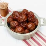 Cranberry Chili Glazed Meatballs