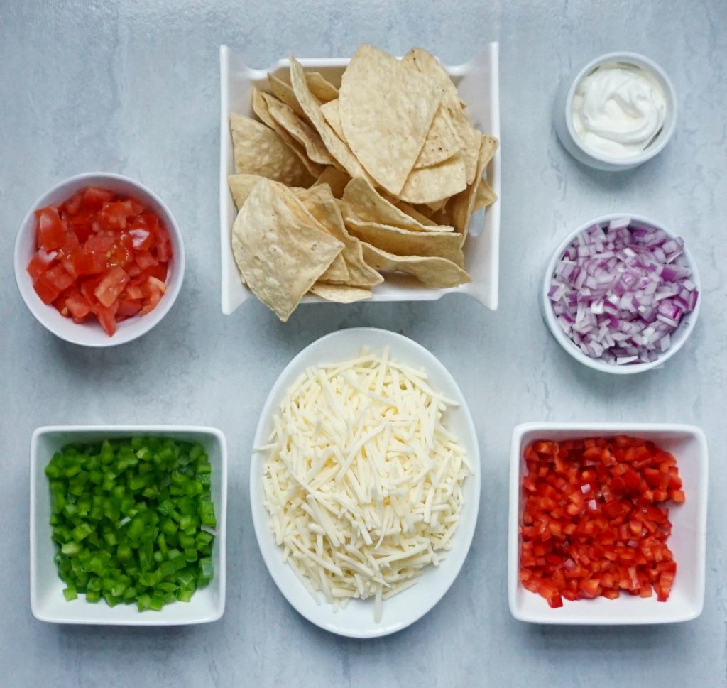 Vegetable Nacho ingredients