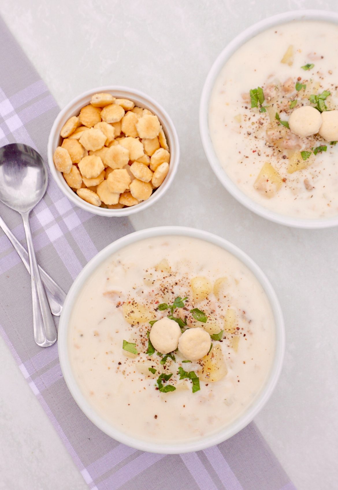 New England Clam Chowder - AnotherTablespoon