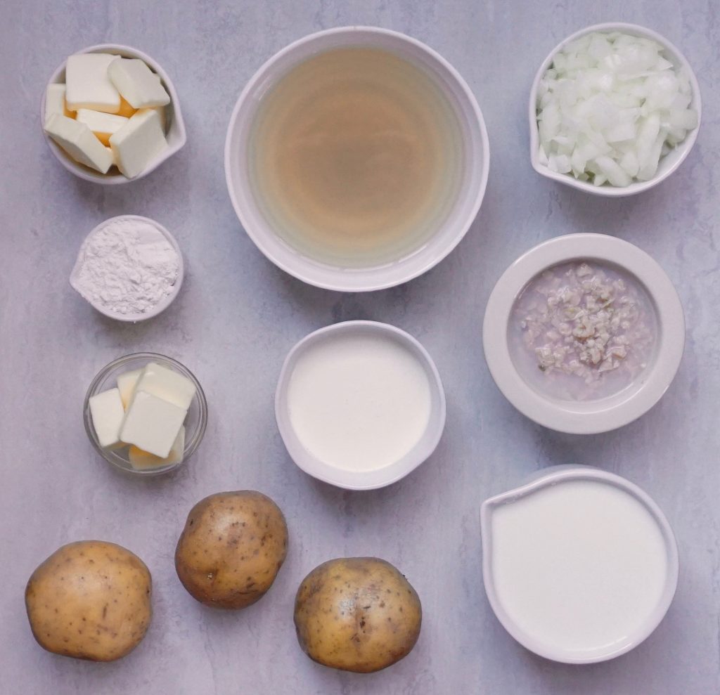 New England Clam Chowder Ingredients