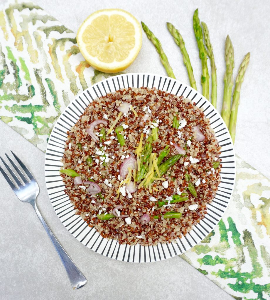 Lemon Asparagus Quinoa