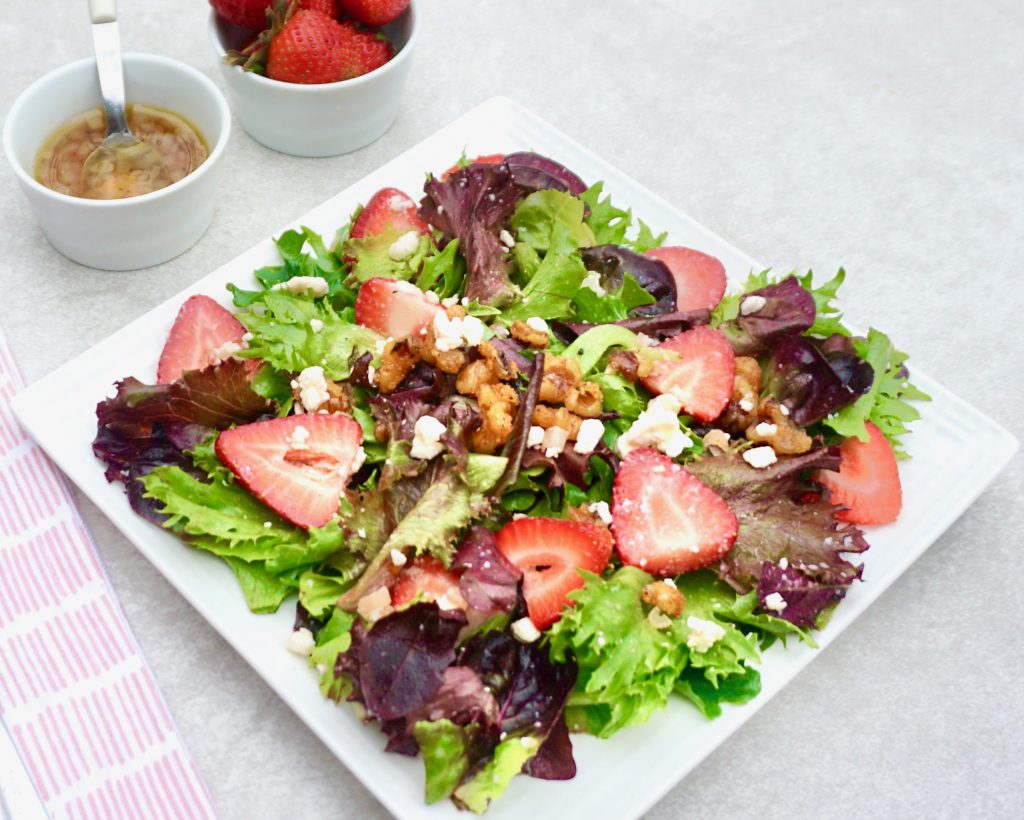 Strawberry Blue Cheese Salad