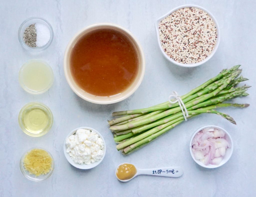 Lemon Asparagus Quinoa