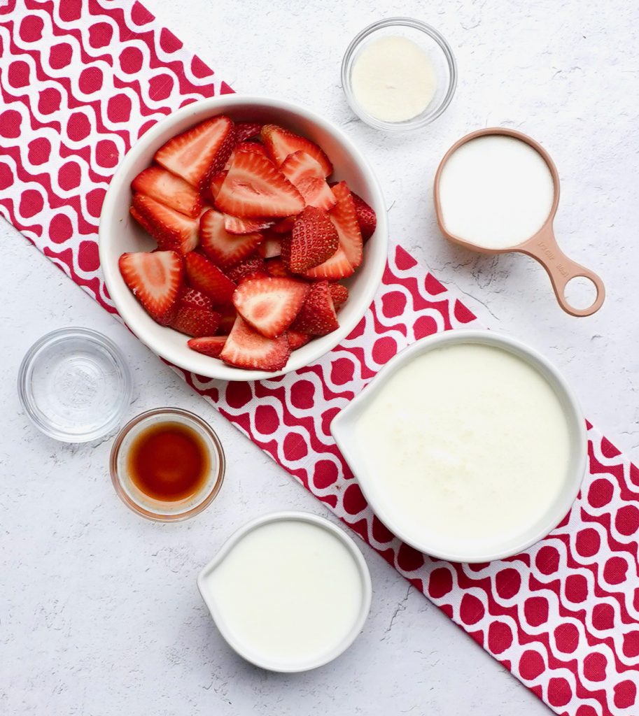 Strawberry Panna Cotta