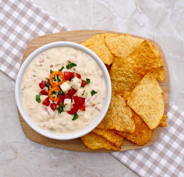 Queso Dip is a smooth, creamy cheese dip with Mexican spices.