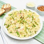 Lemon Shrimp Orzo with Asparagus