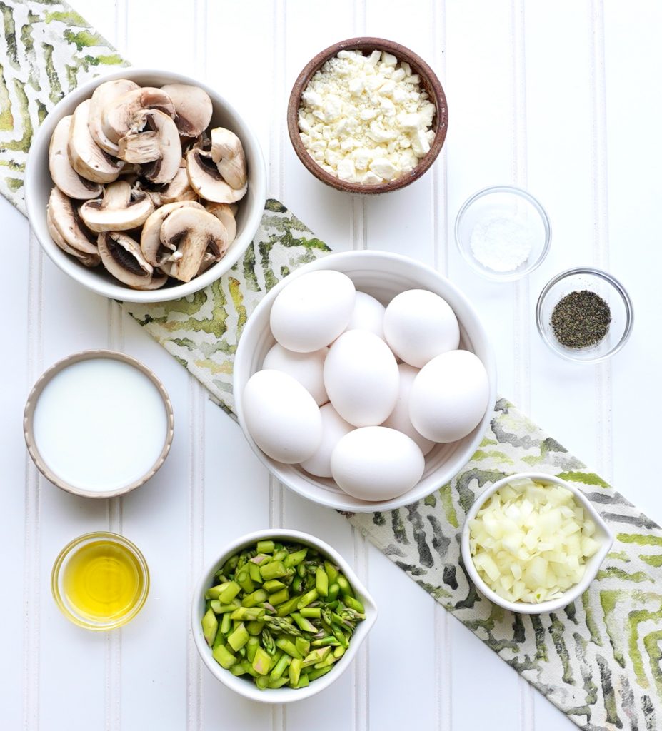 Mushroom Asparagus Frittata