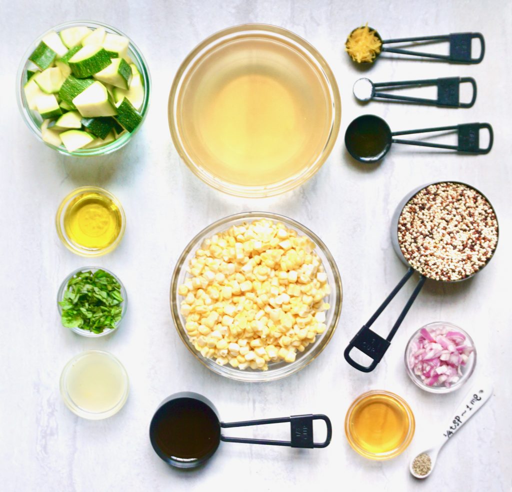 Zucchini Corn Quinoa Salad