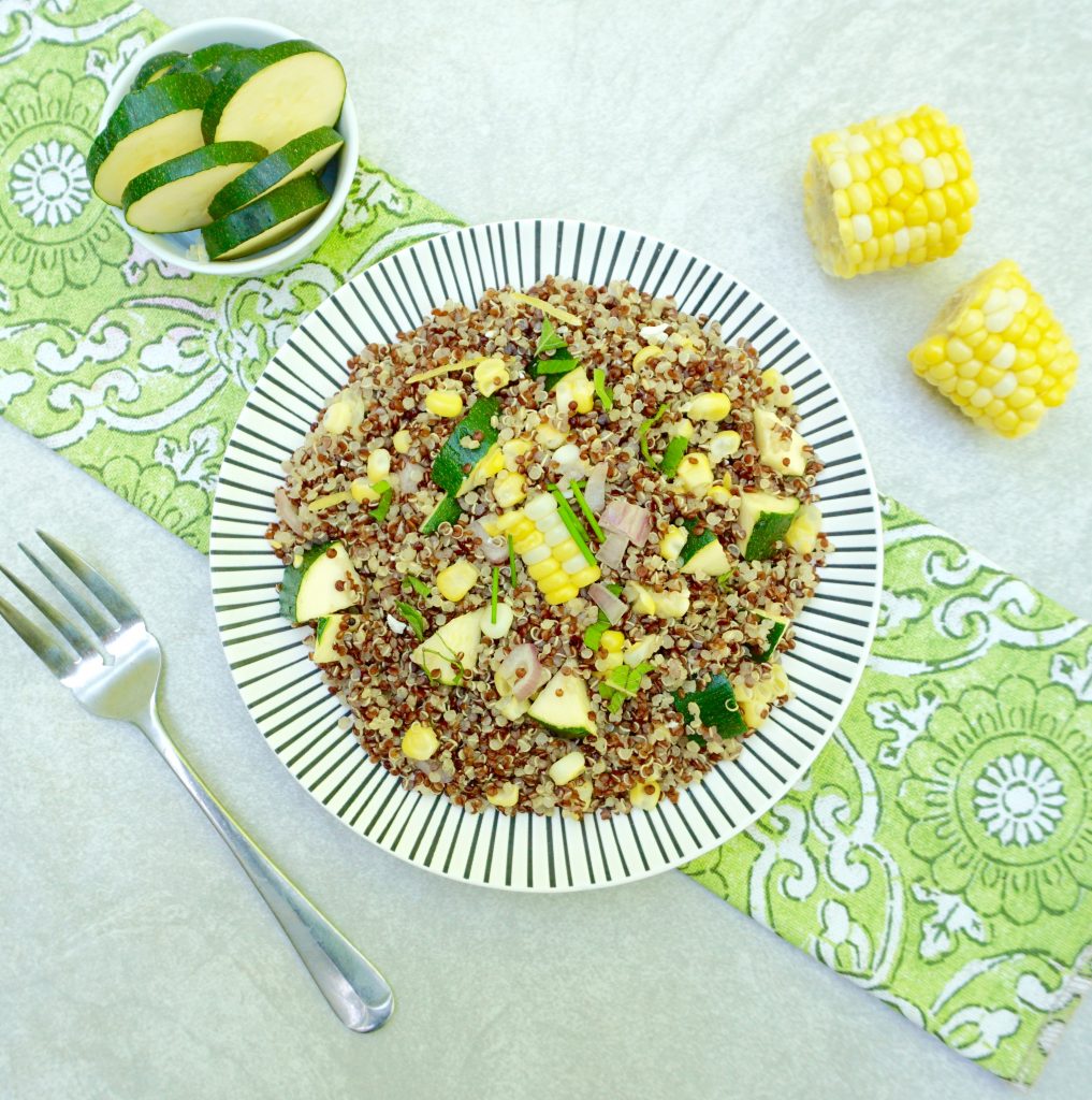 Zucchini Corn Quinoa Salad