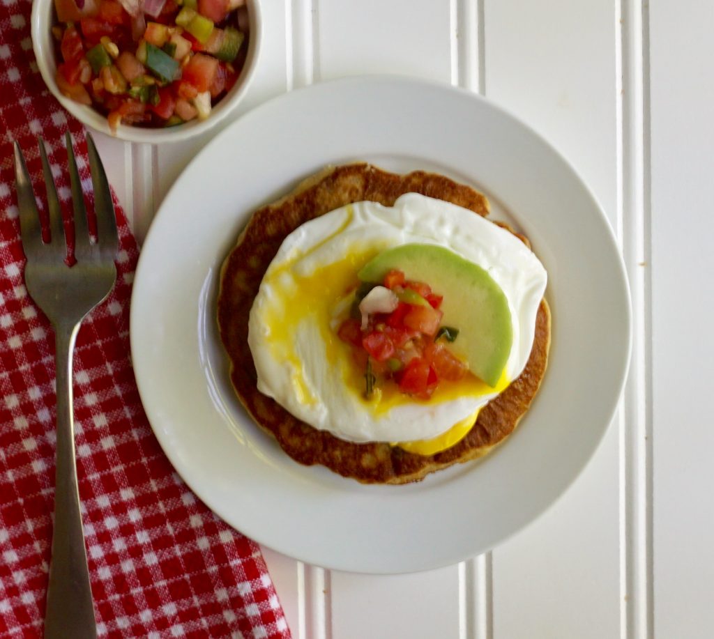 Mexican Corn Cakes are savory pancakes full of fresh corn.