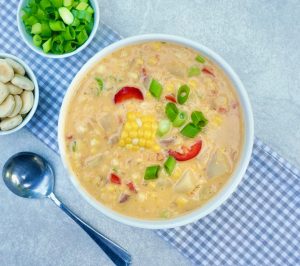 Red Pepper Corn Chowder