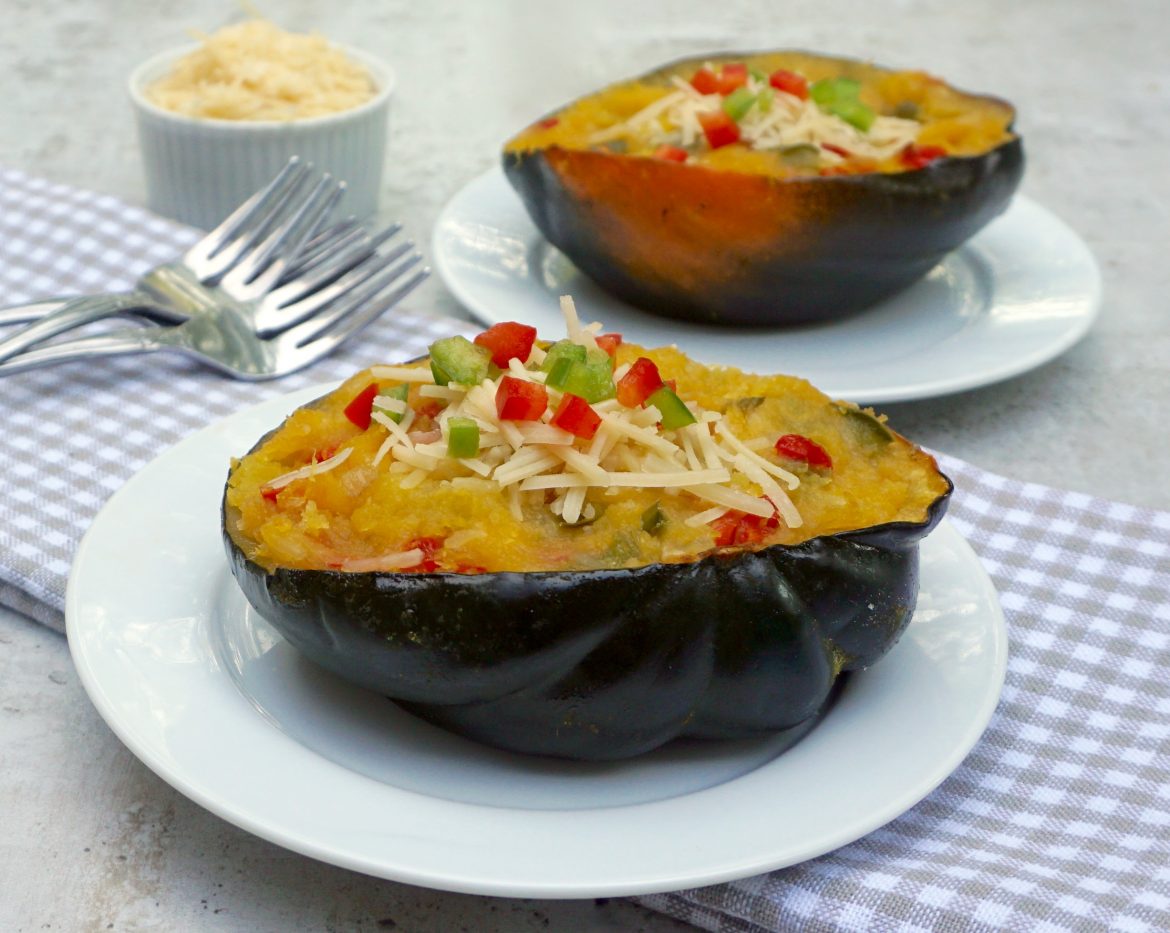 twice baked acorn squash