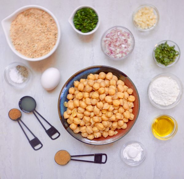 Falafel is a flavorful, deep fried ball made from ground chickpeas.