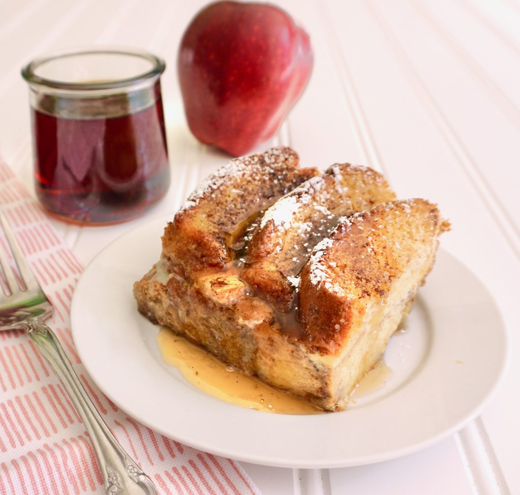 Overnight Apple Cinnamon French Toast 