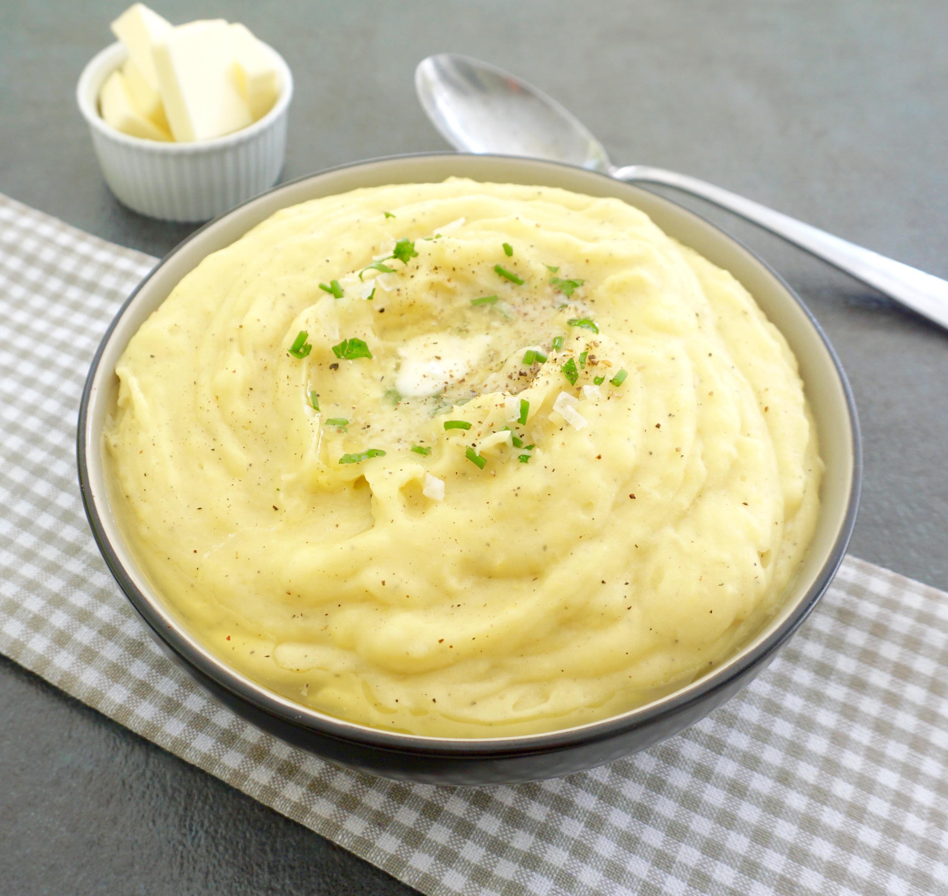 mashed potatoes with heavy cream