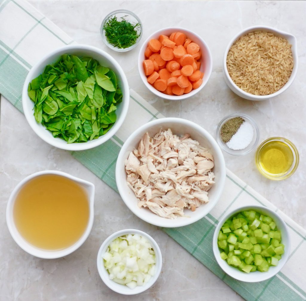 Chicken Brown Rice Soup