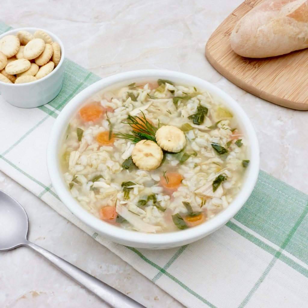 Chicken Brown Rice Soup