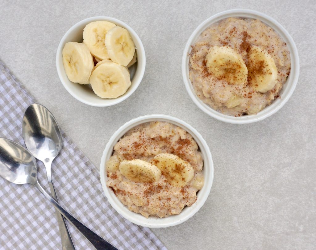 Banana Cinnamon Oatmeal is a creamy, sweet breakfast