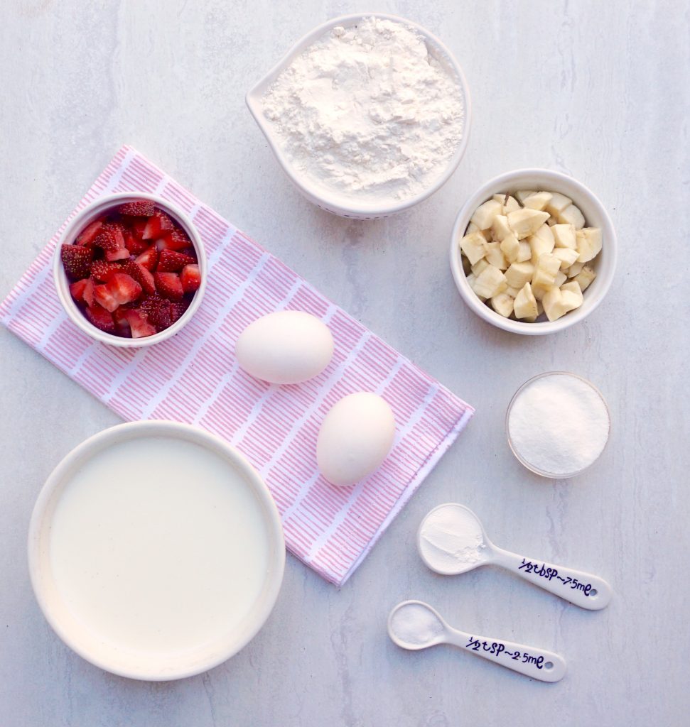 Strawberry Banana Pancakes