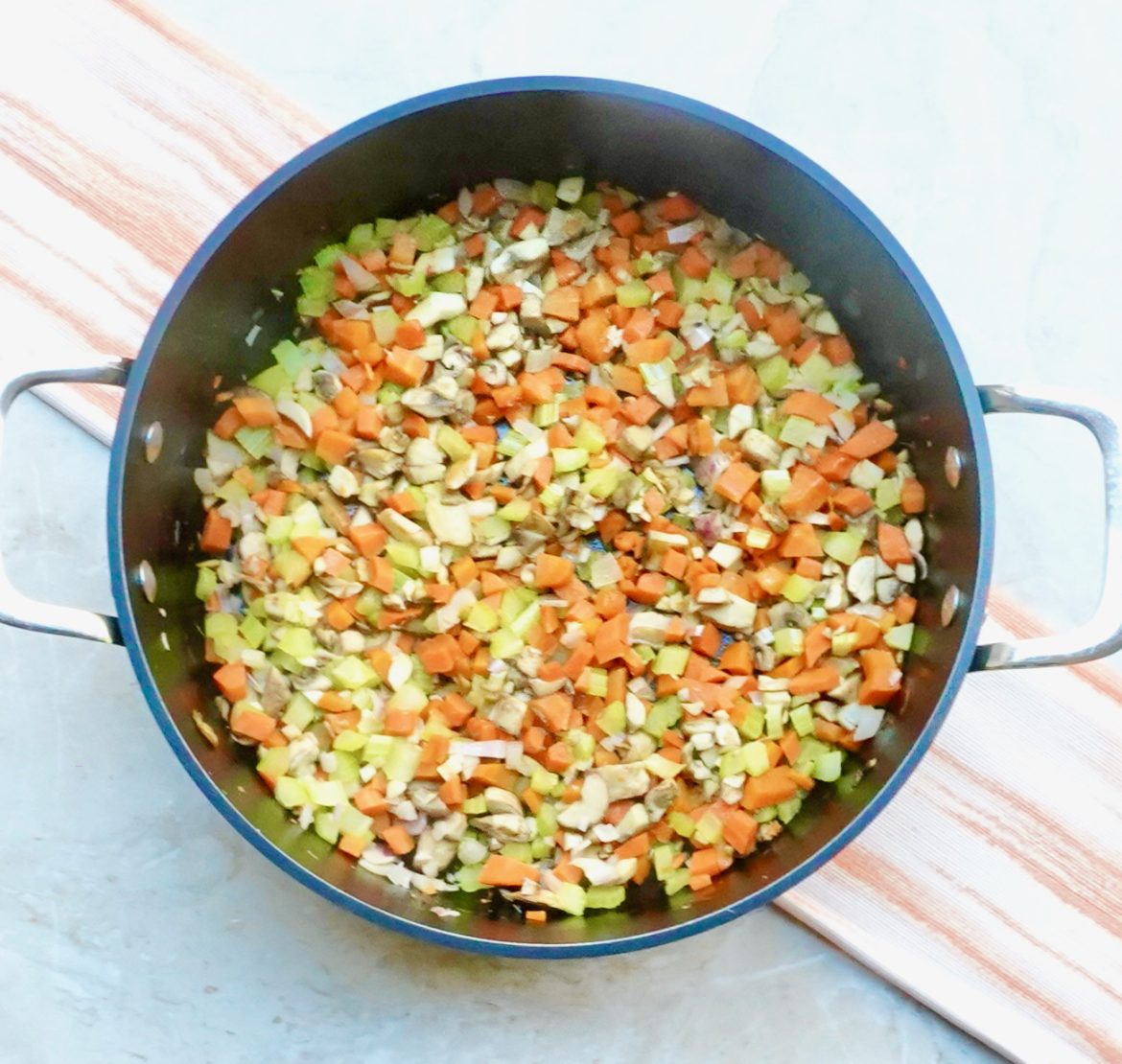 Easy Creamy Mushroom Rice Soup Vegetarian Recipe