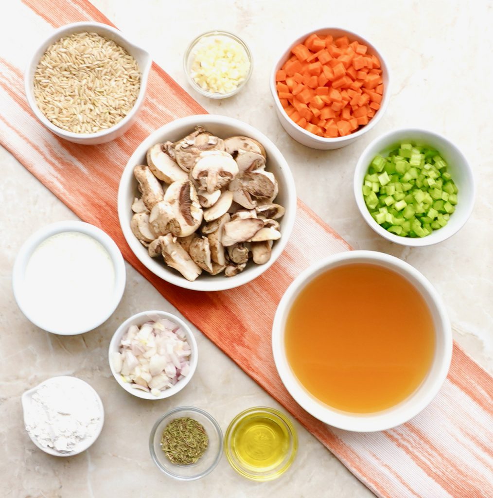 Creamy Mushroom Rice Soup