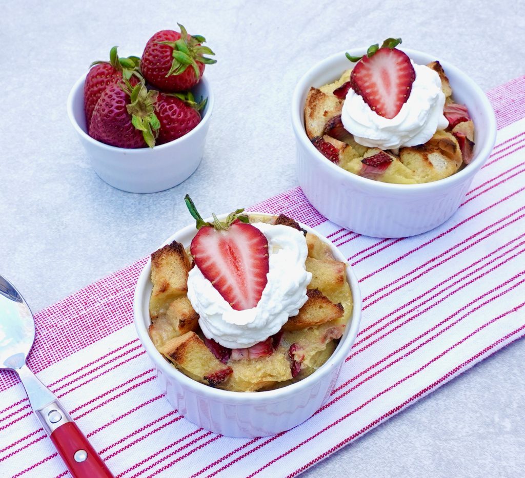 Strawberry Bread Pudding
