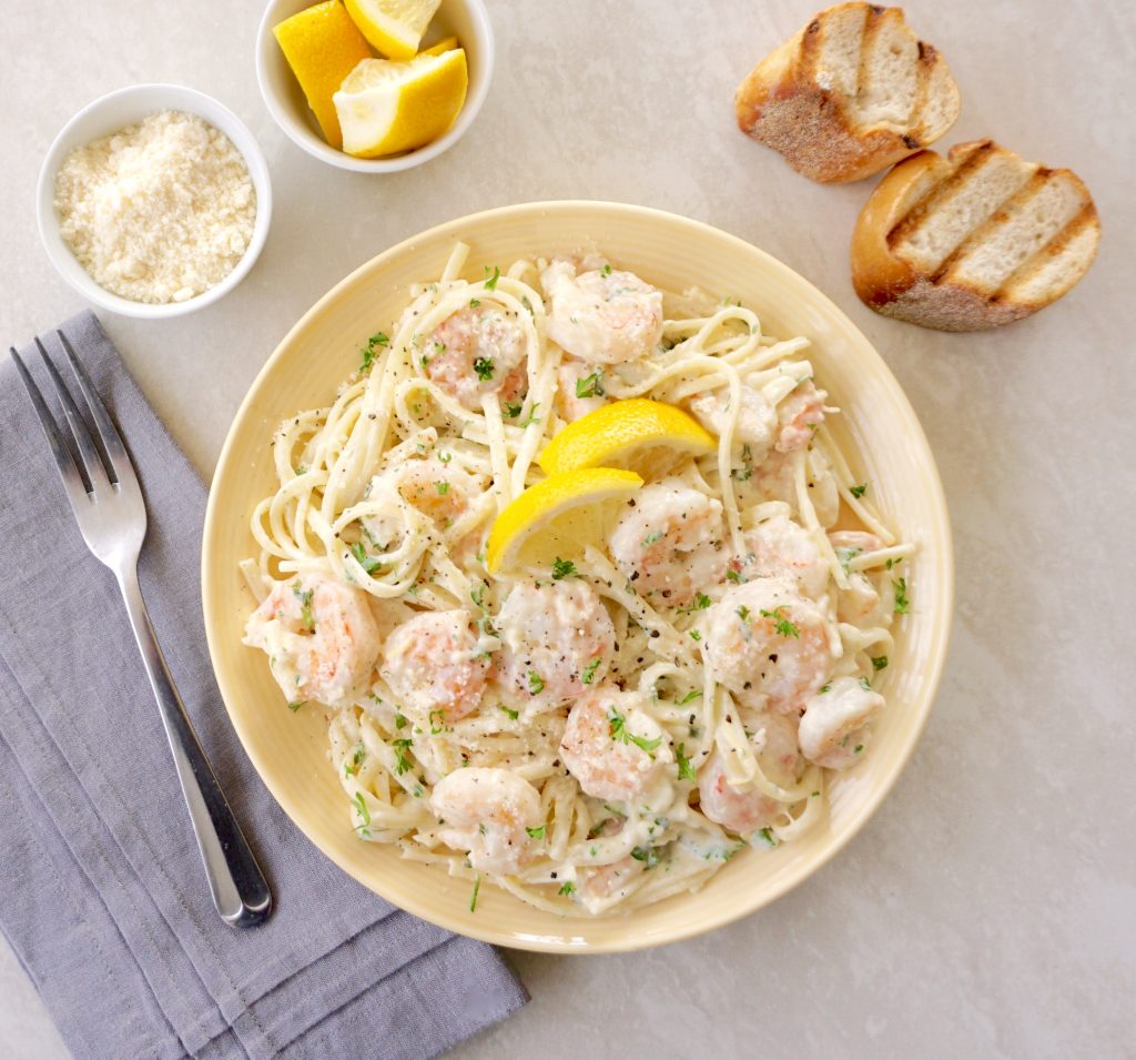 Creamy Lemon Shrimp