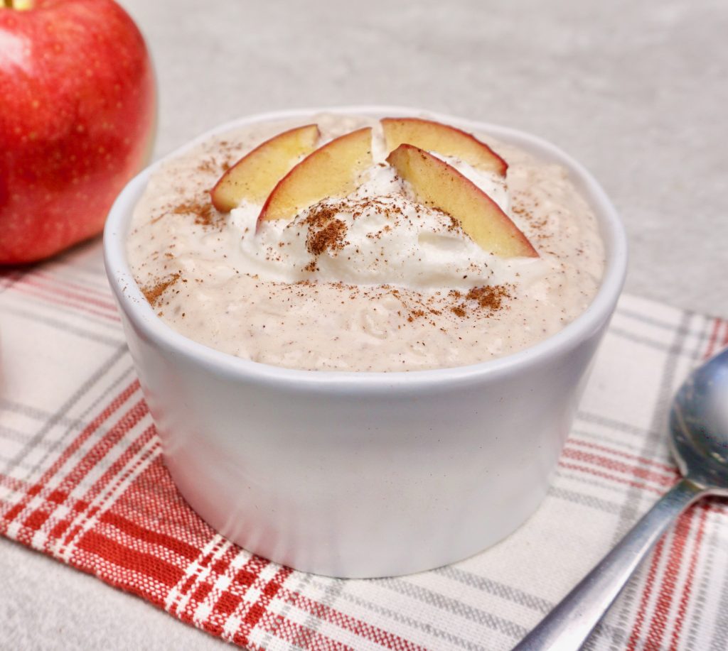 Slow Cooker Cinnamon Apple Breakfast Rice - Countryside Cravings