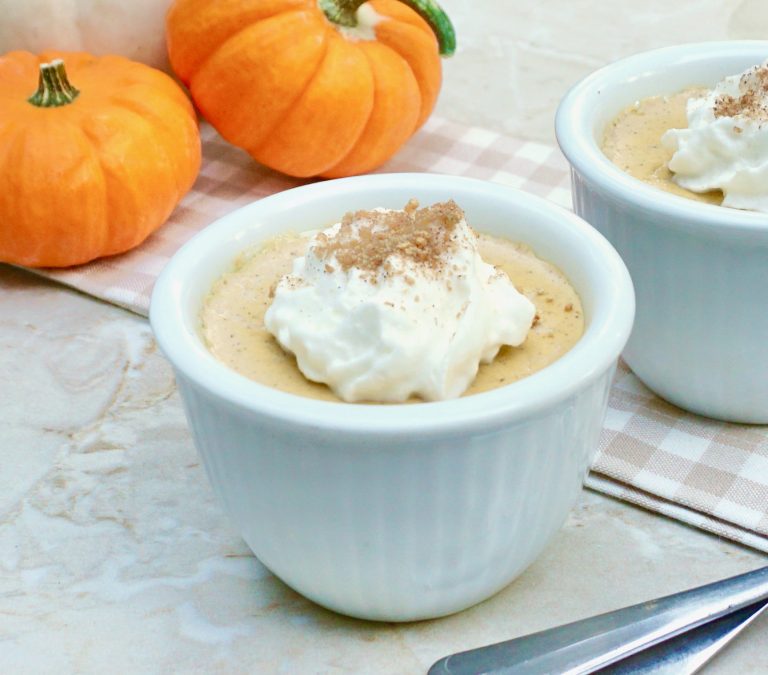 Easy Creamy Pumpkin Panna Cotta Fall Dessert Recipe