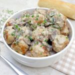 Creamy Mushroom Turkey Meatballs