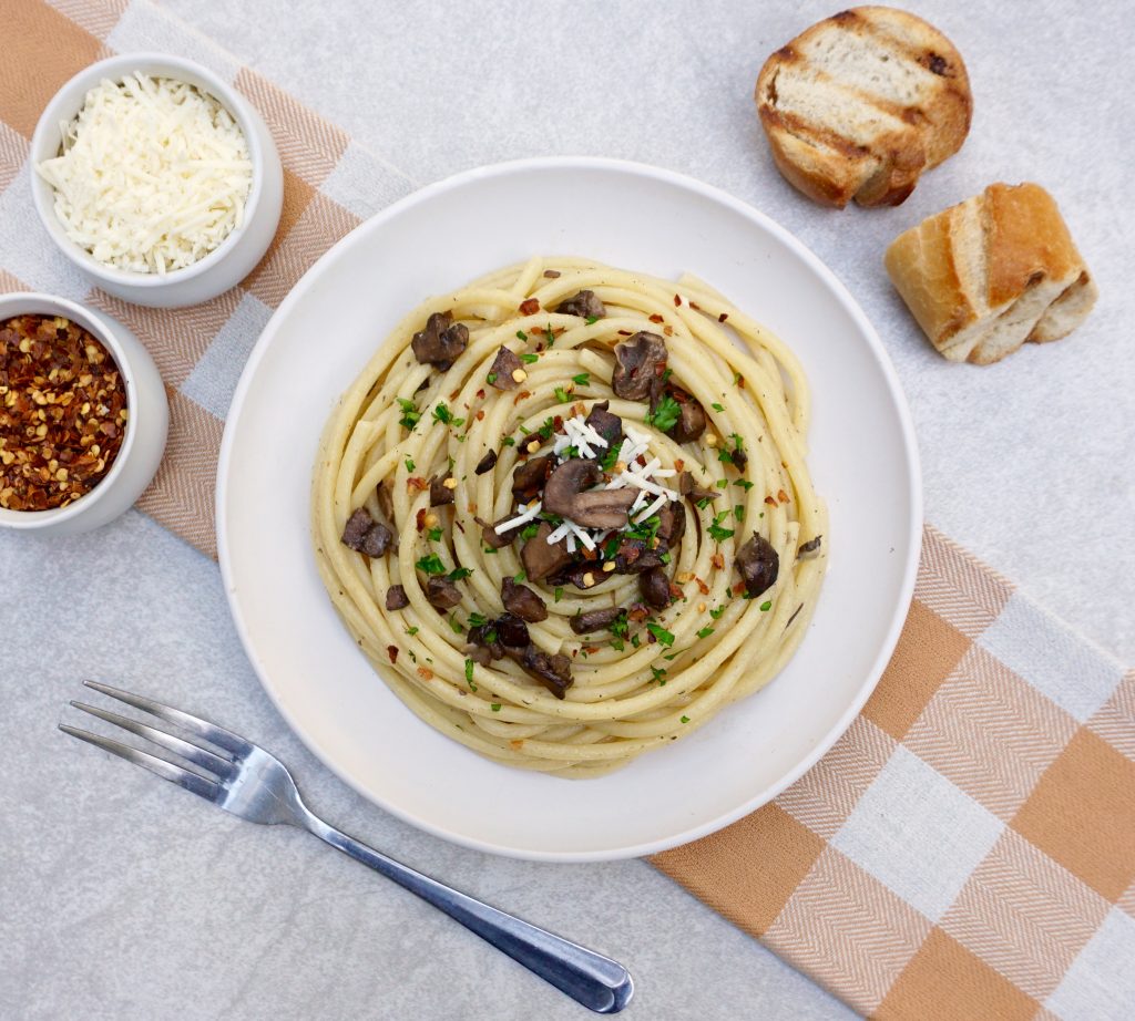 Mushroom Cacio e Pepe