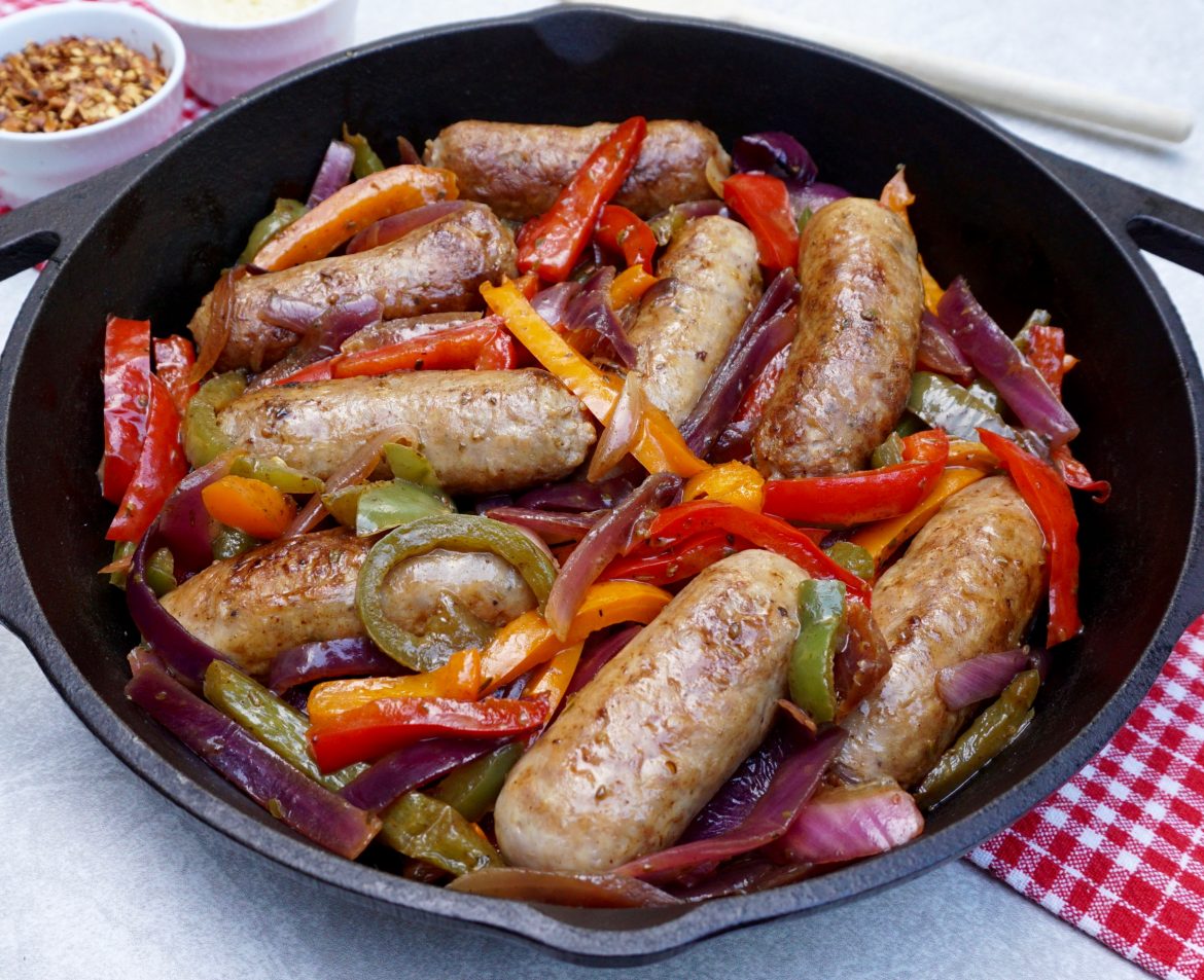 Easy to Make Italian Sausage and Peppers Skillet Recipe