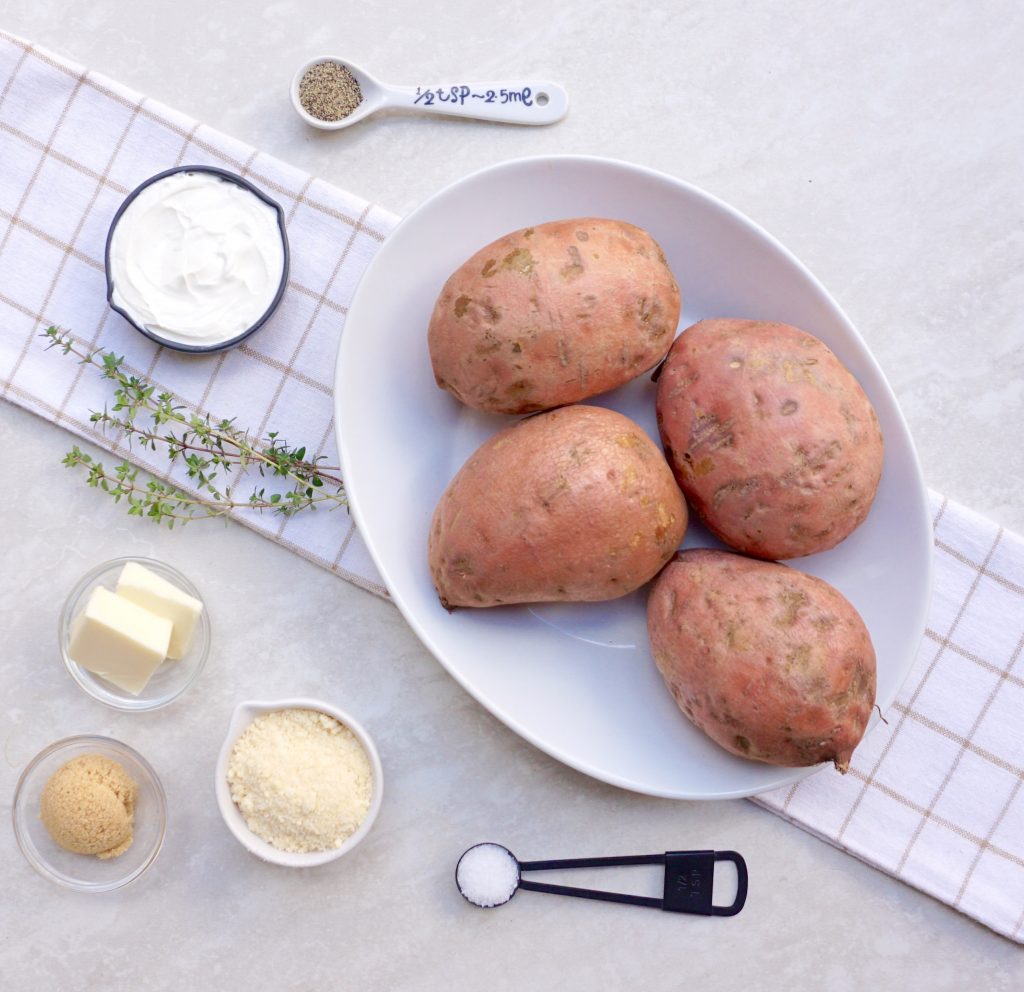 Twice Baked Sweet Potatoes