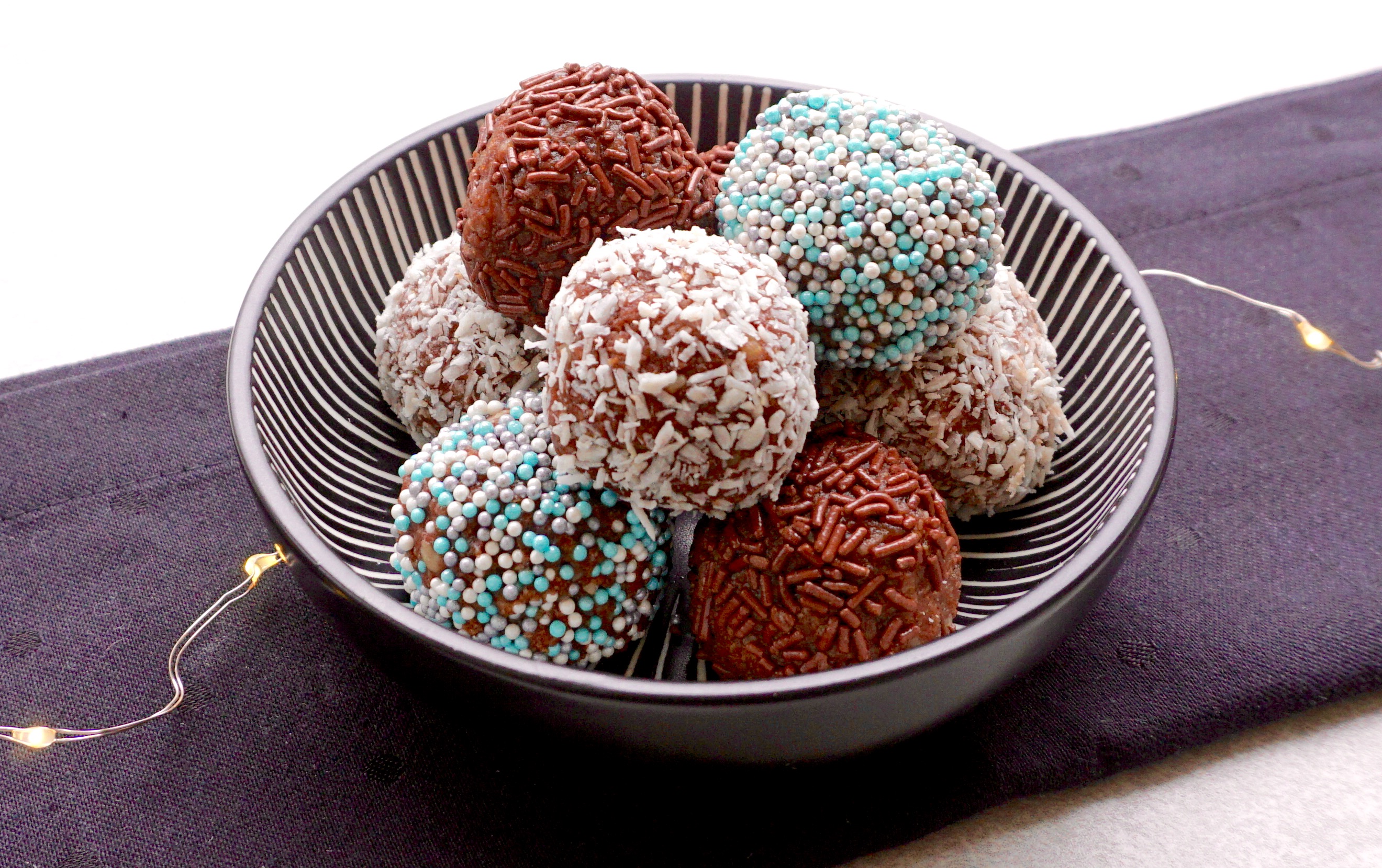 Rum Balls are chocolate rum confections perfect for the holidays.