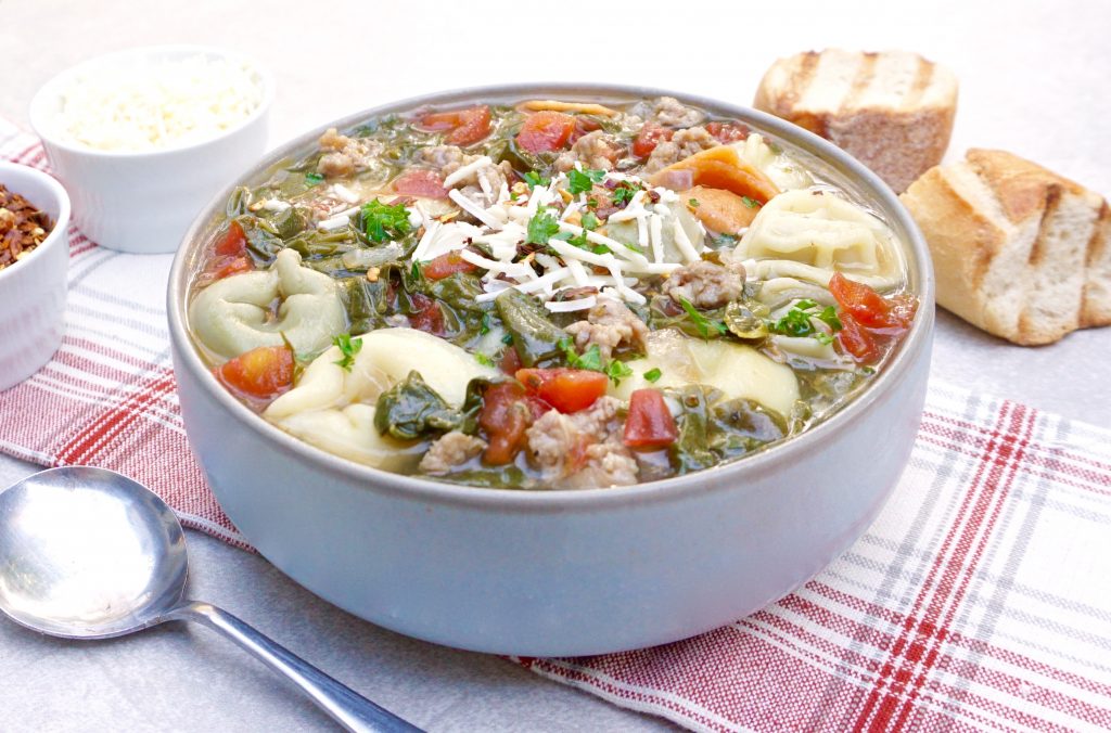 Sausage Tortellini Soup