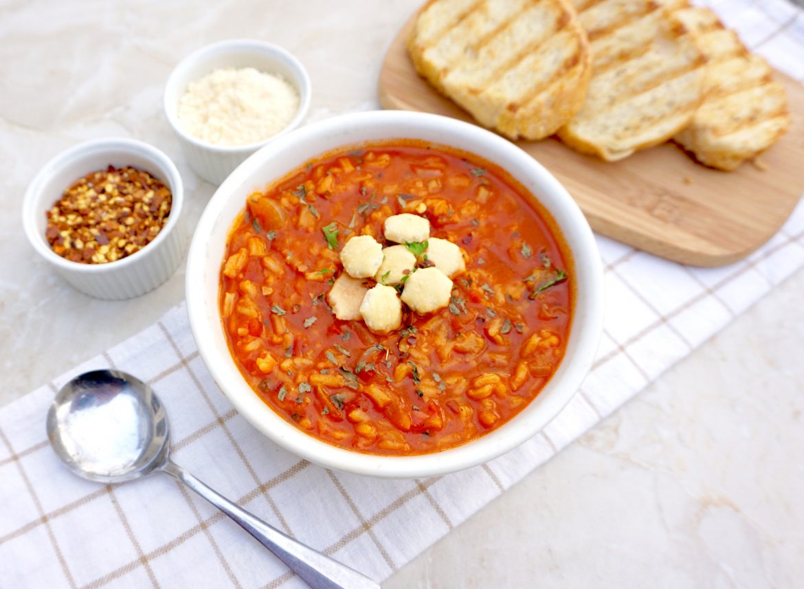 Quick and Easy Old Fashioned Tomato Rice Soup Recipe