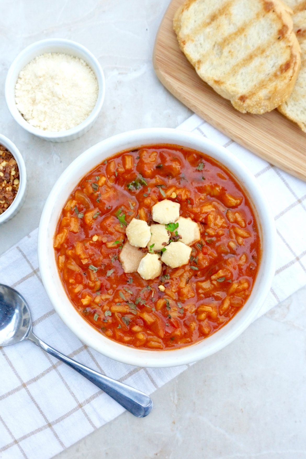 Quick and Easy Old Fashioned Tomato Rice Soup Recipe