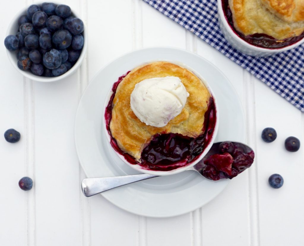 Blueberry Pot Pie