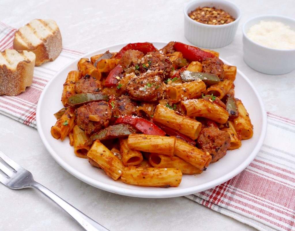 Sausage Pepper Rigatoni