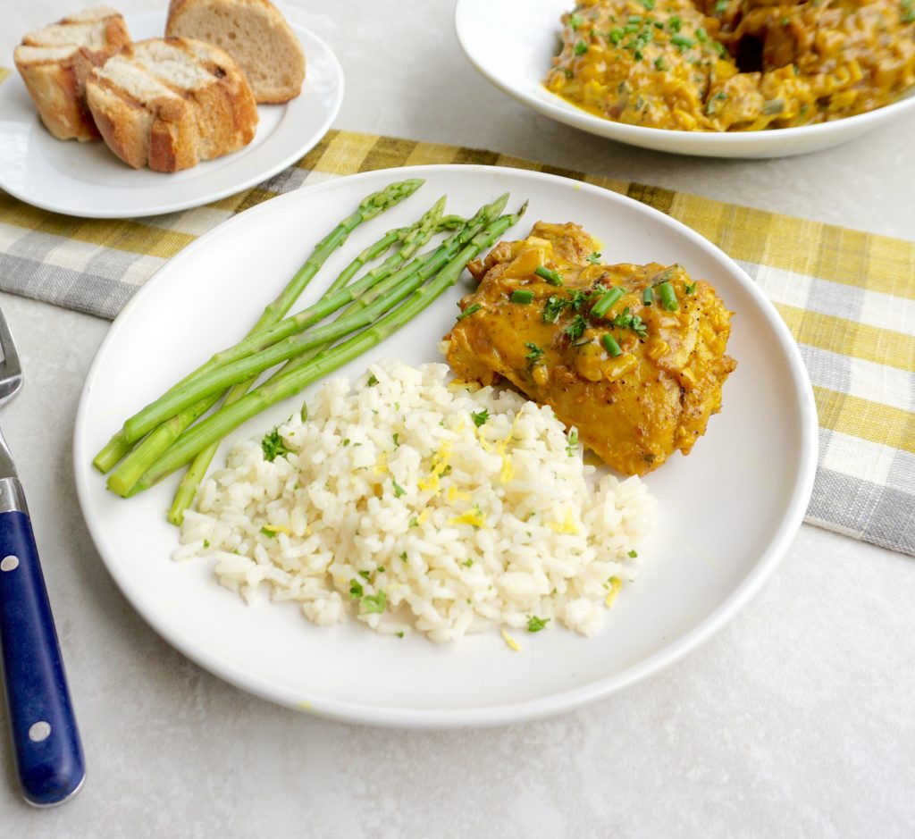 Turmeric Chicken is a creamy,flavorful, one pan dish